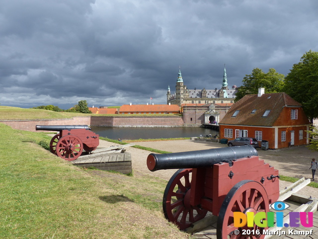 FZ032629 Canons at Kronborg Castle, Helsingor